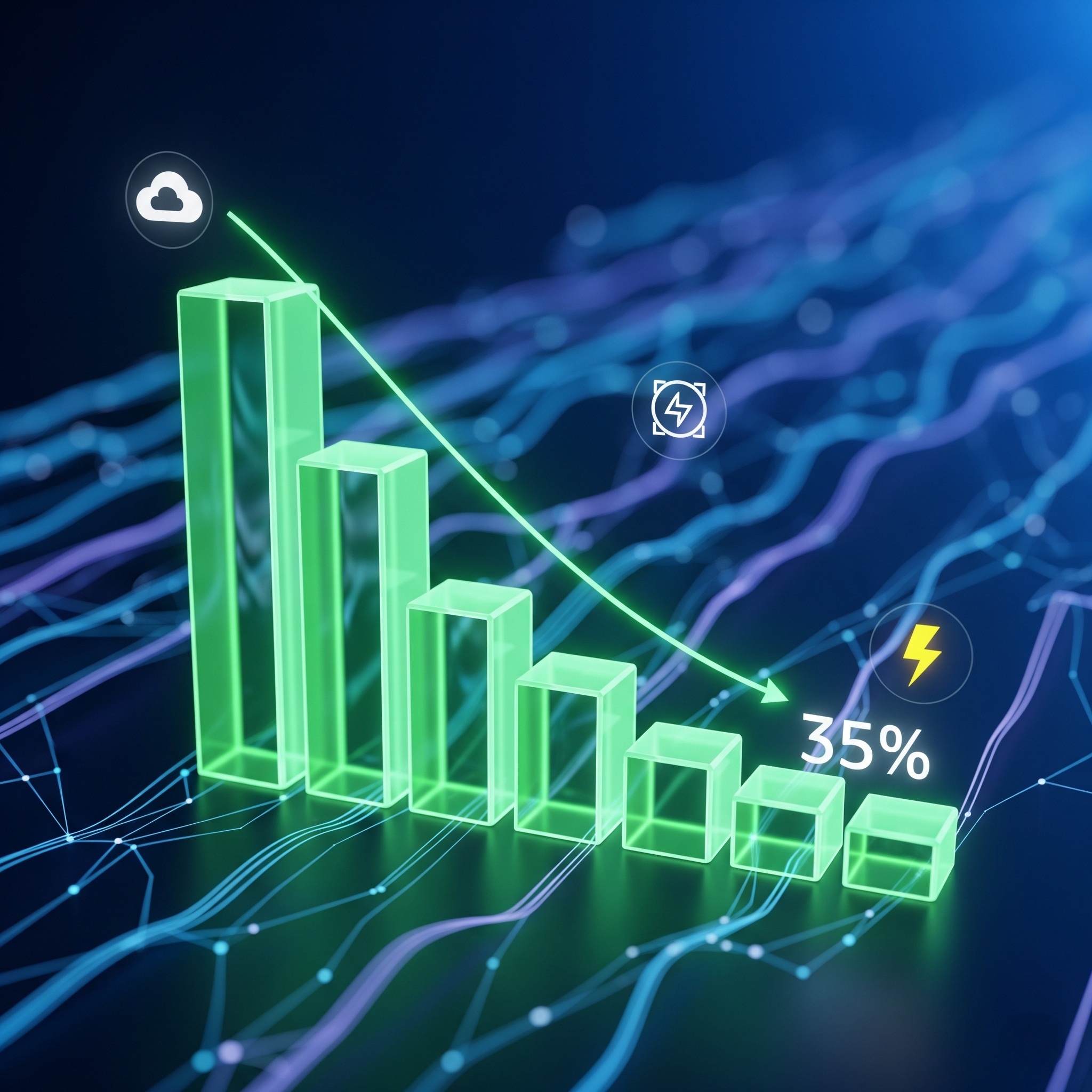35% reduction in cloud costs